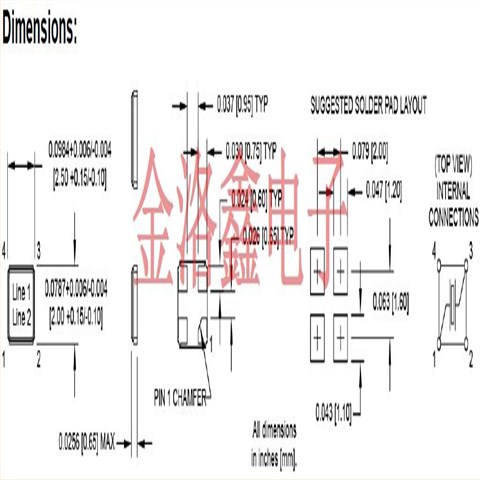 M12526JM25.000000MHz,2520切割SMT晶體,M1252測(cè)試設(shè)備振蕩器