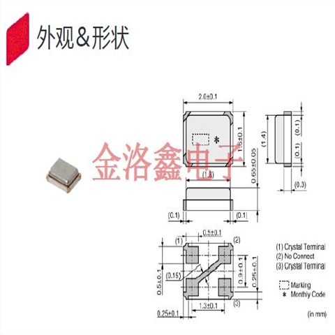 XRCGB25M000F3A1AR0,日本進口晶振,XRCGB諧振器,無線通信模塊應用