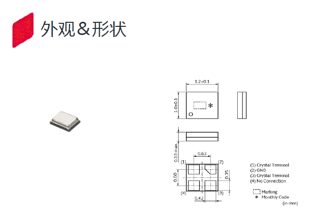 極小型1210輕薄時鐘晶振,MCR1210晶振,XRCED37M400FXQ52R0晶振