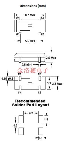 FKFSREIHM0.032768-T3,FOX?？怂咕д?FSRLF諧振器,8038晶振